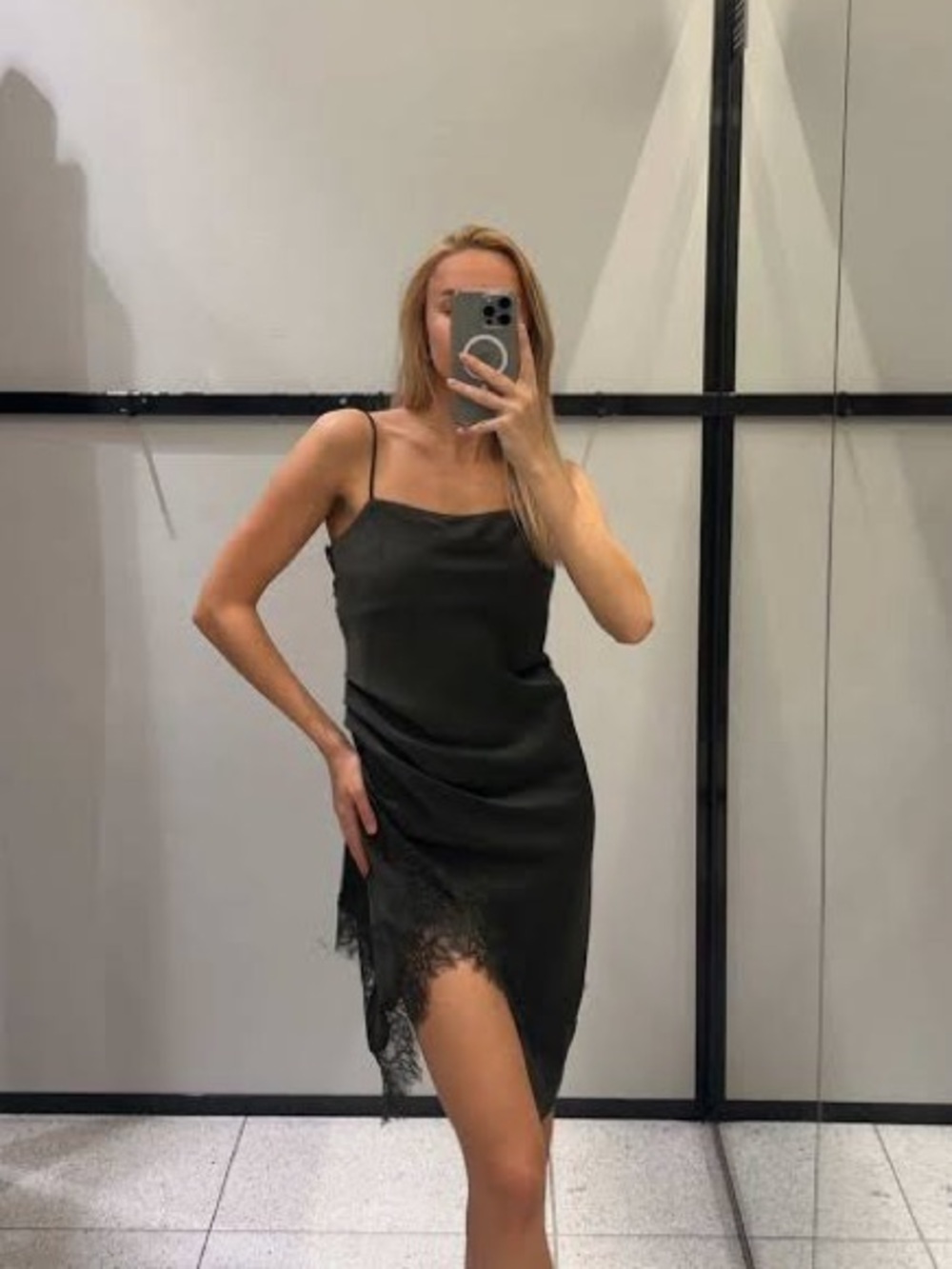 ZARA ZW COLLECTION LACE CAMISOLE TOP - Picture 11 of 16